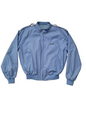 World Travel Club Light Blue Men's Bomber Golf Jacket